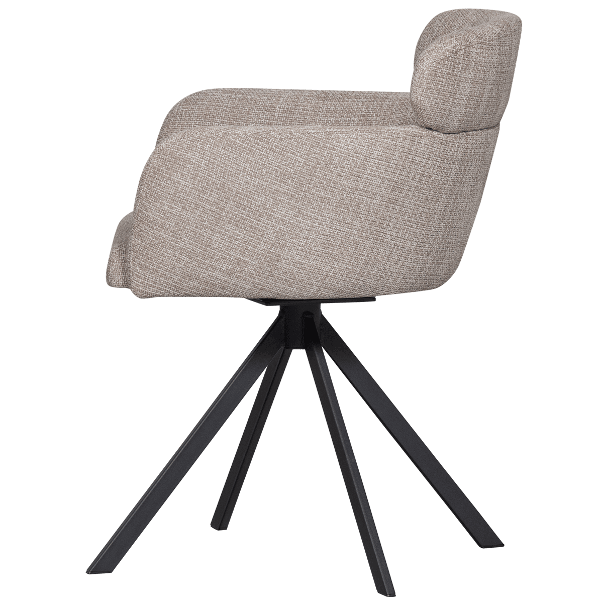 FENNE DRAAIBARE EETKAMERSTOEL NATUREL - 6