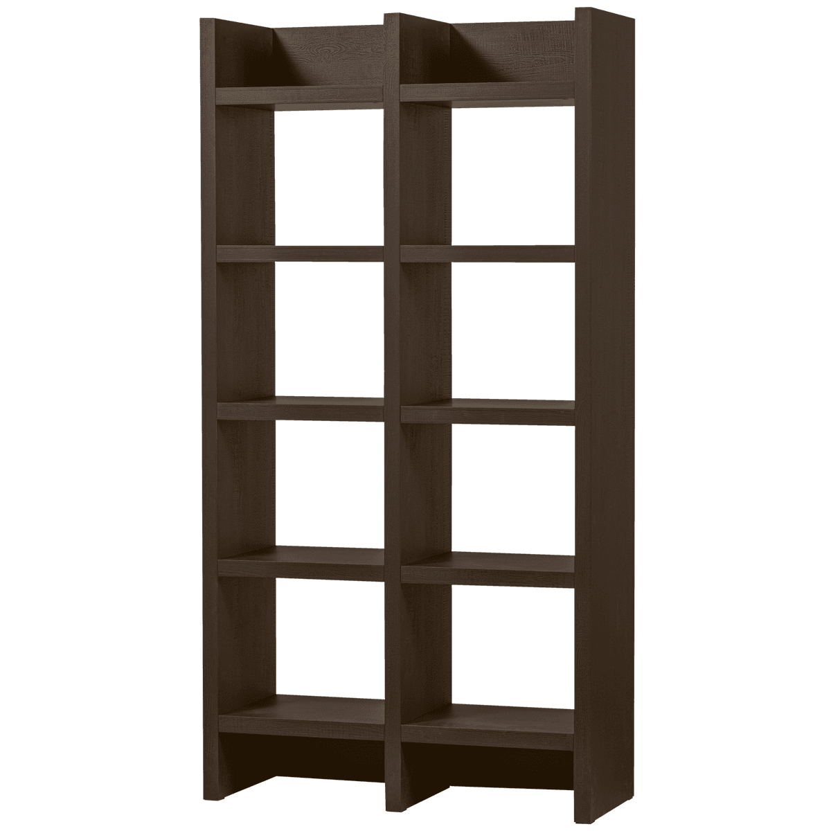 TIMO OPEN KAST MDF DONKERBRUIN 195x100x40CM - 3