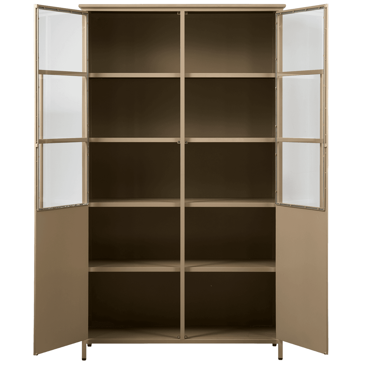 EXHIBIT VITRINEKAST METAAL KHAKI - 7