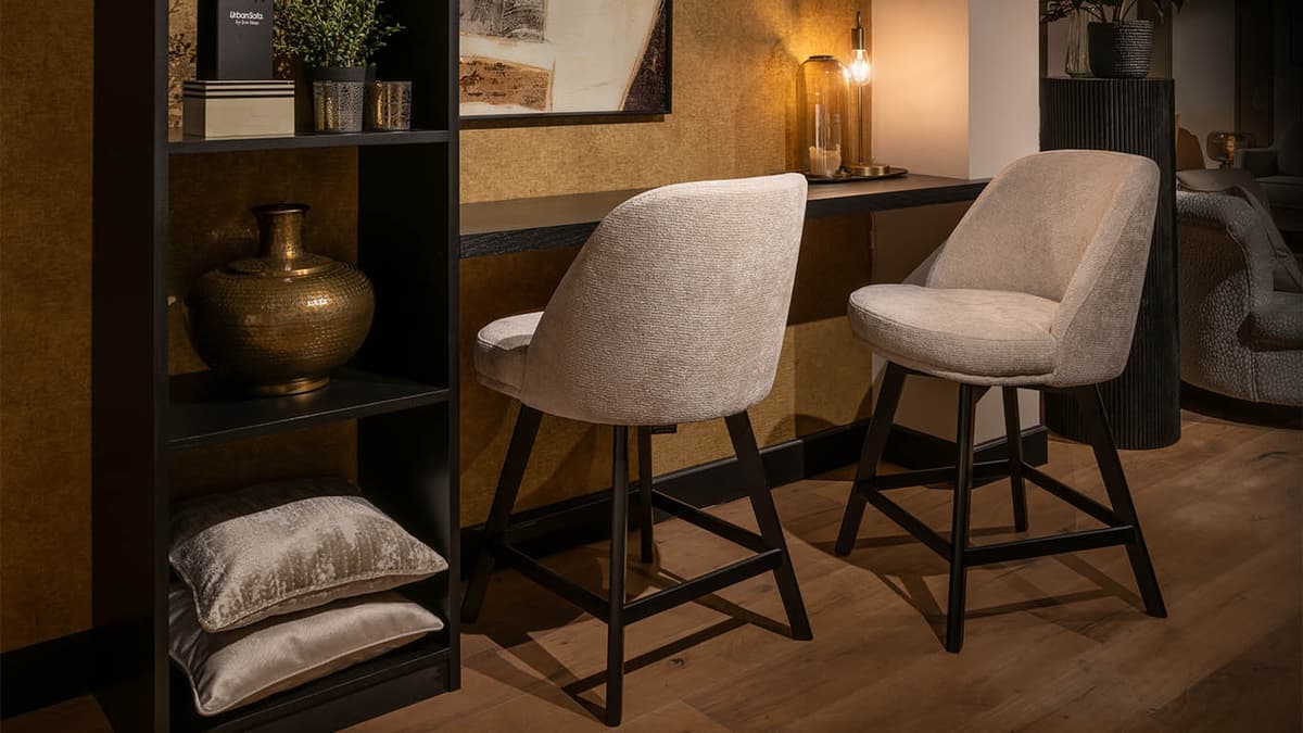 Barstoel Evan Laag - UrbanSofa - 2