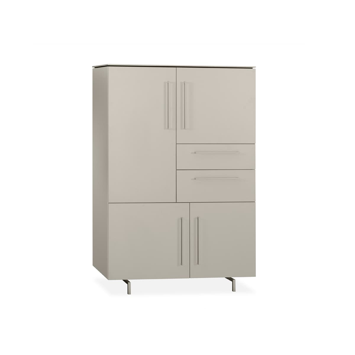 Wandkast Senna 4 deurs, 2 laden - 1