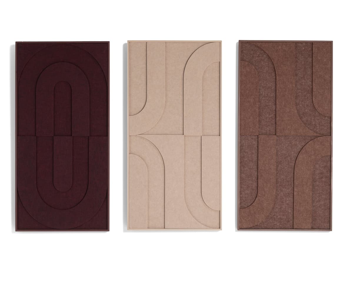 Jace schilderij 48x96cm Coco Maison Bordeaux - 3