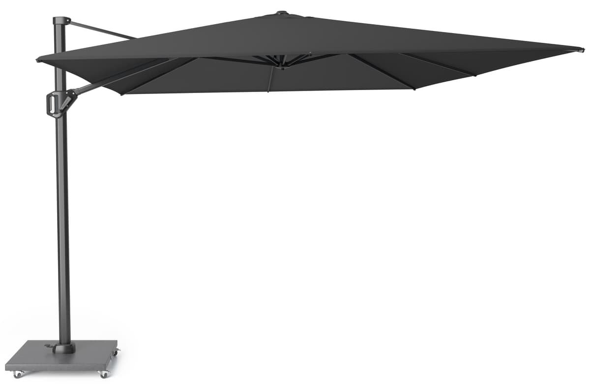 Zweefparasol Challenger T¹ Premium 400x300cm Faded Black Platinum - 1