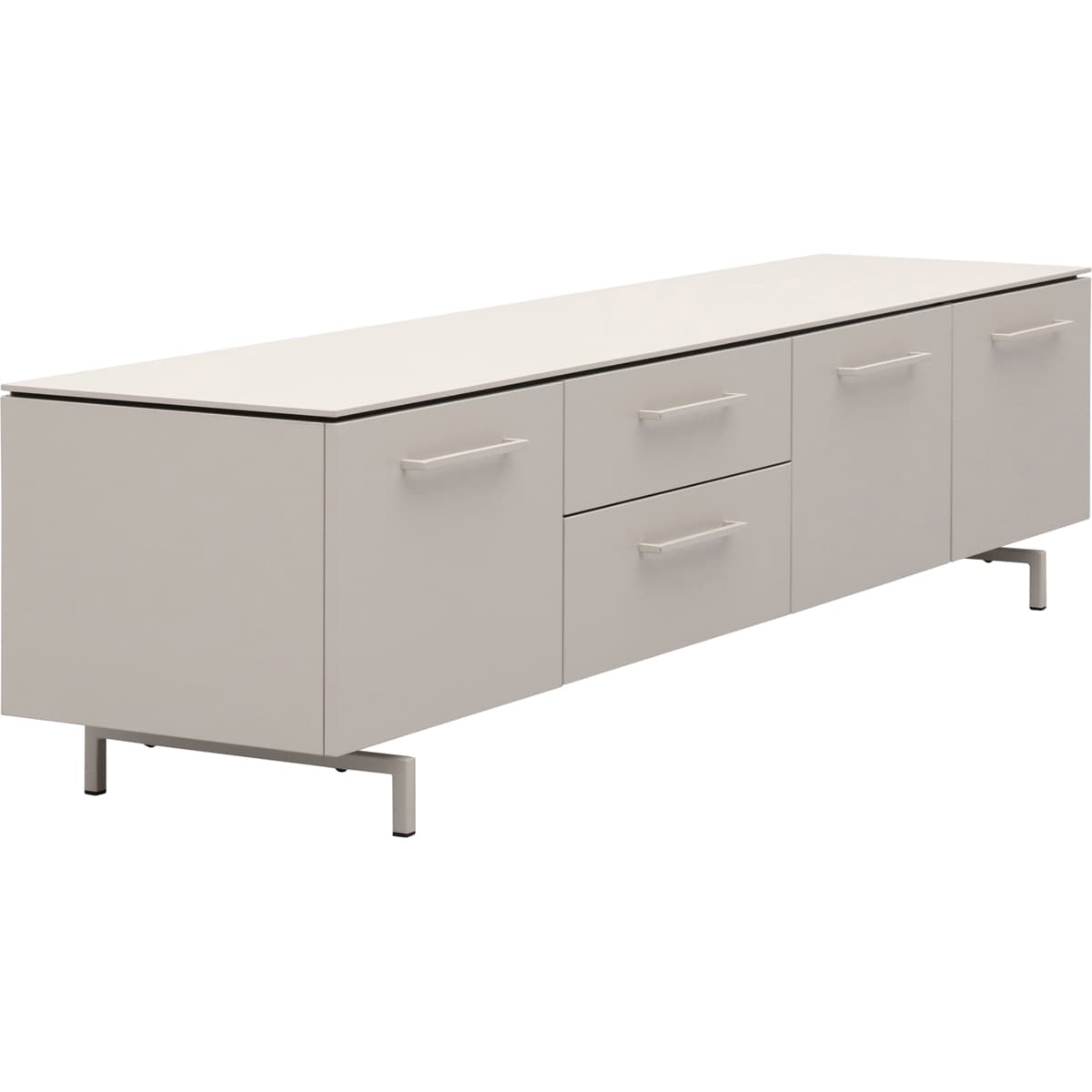 Tv-kast Senna groot, 3 deurs, 2 laden - 4