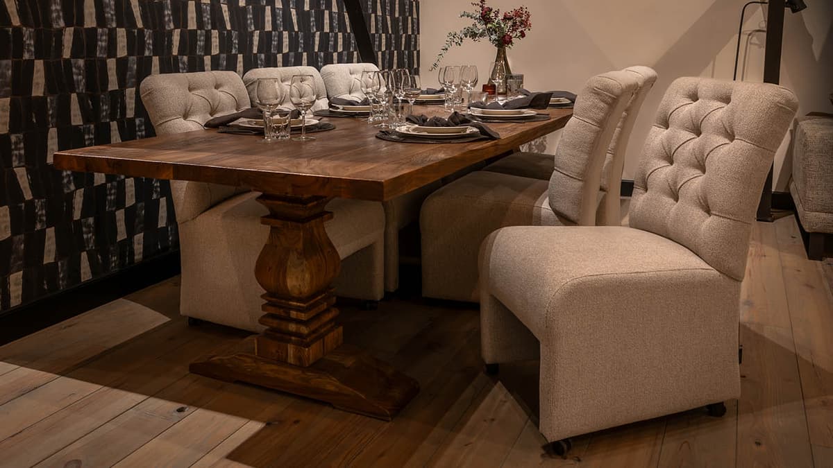 Eetkamerstoel Bordeaux Zonder Armen - UrbanSofa - 4