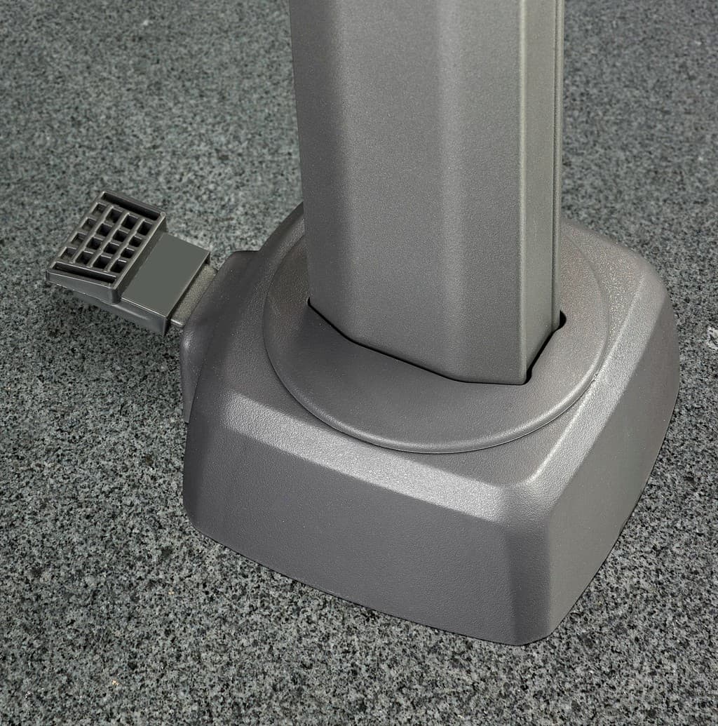 Zweefparasol Challenger T² Premium 350x260 cm Havana Platinum - 6