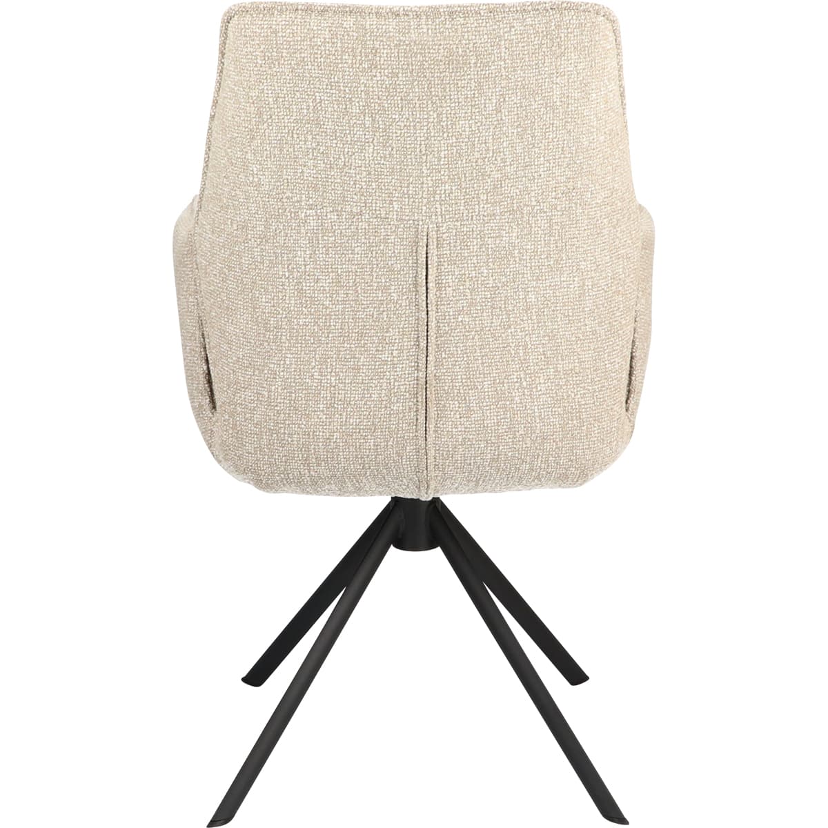 Eetkamerstoel Odin met arm Beige - 4