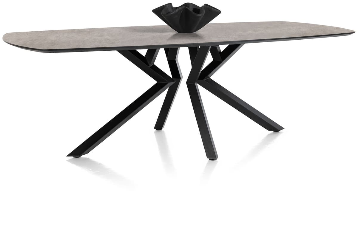 Tafel ovaal 110x240cm Masura Antraciet - 2