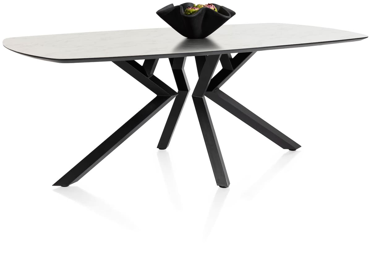 Tafel ovaal 105x200cm Masura wit - 2