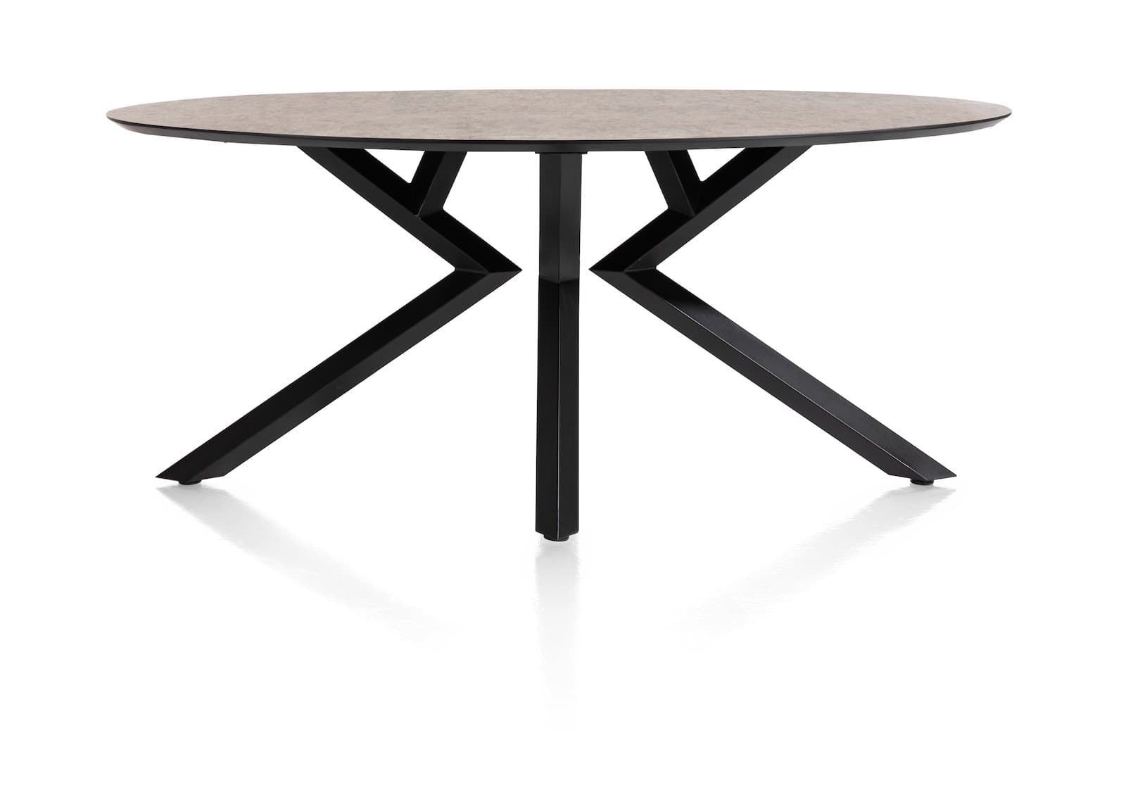 Tafel ellips 100x180cm Masura Roest