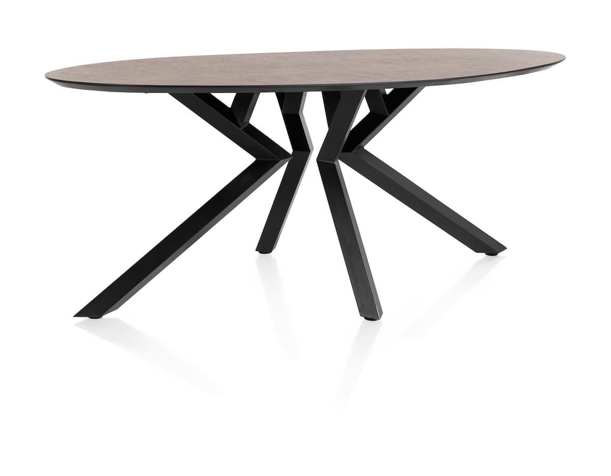 Tafel ellips 100x180cm Masura Roest - 2