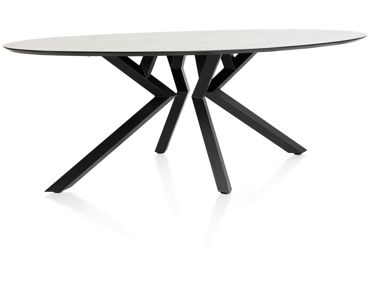 Tafel 105x220 ellips Masura wit - 2