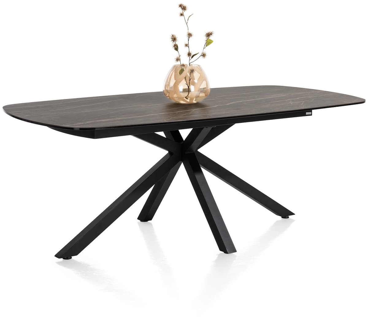 Tafel 200x100cm Montello zwart - 3