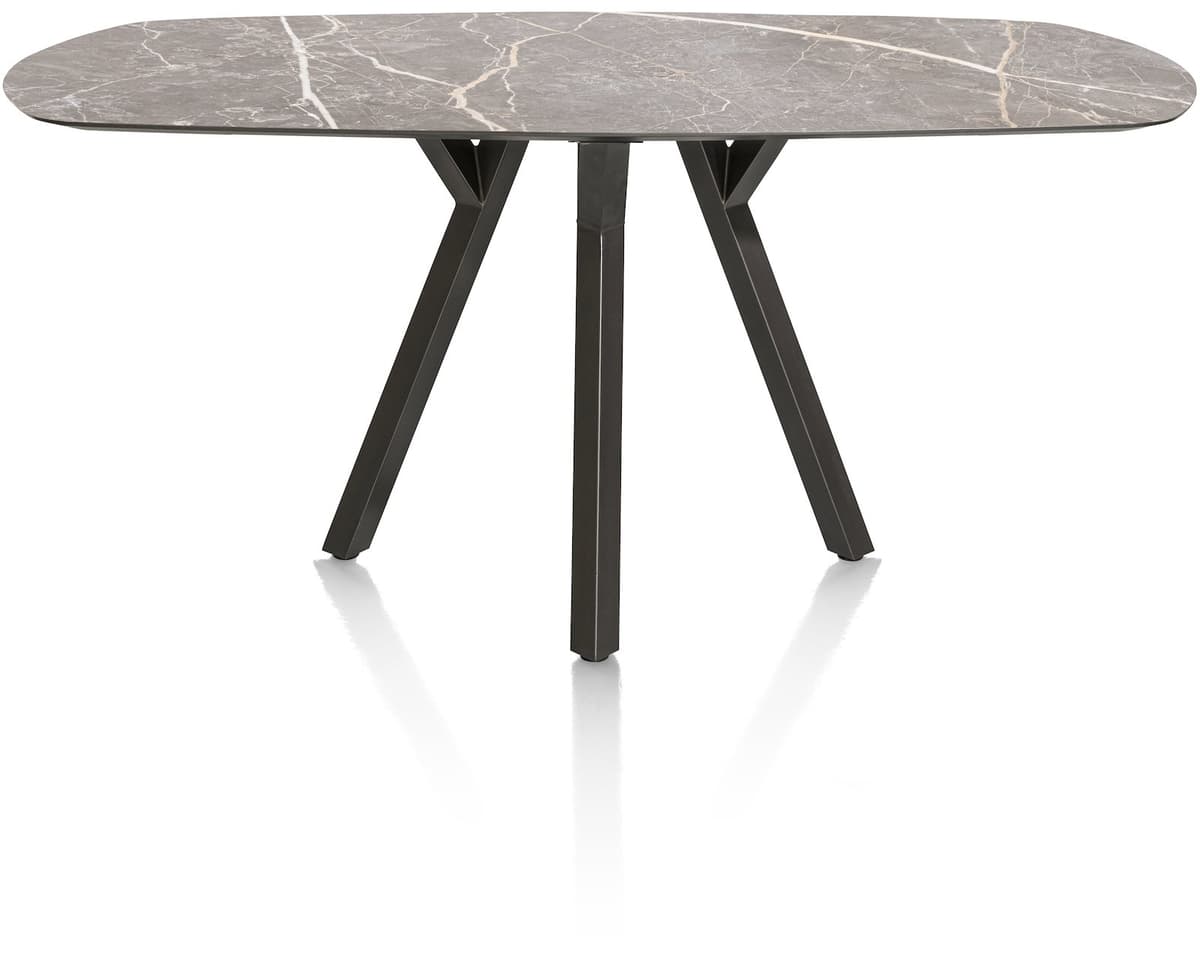 Bar tafel 240x110 ovaal Minato Lichtgrijs - 1