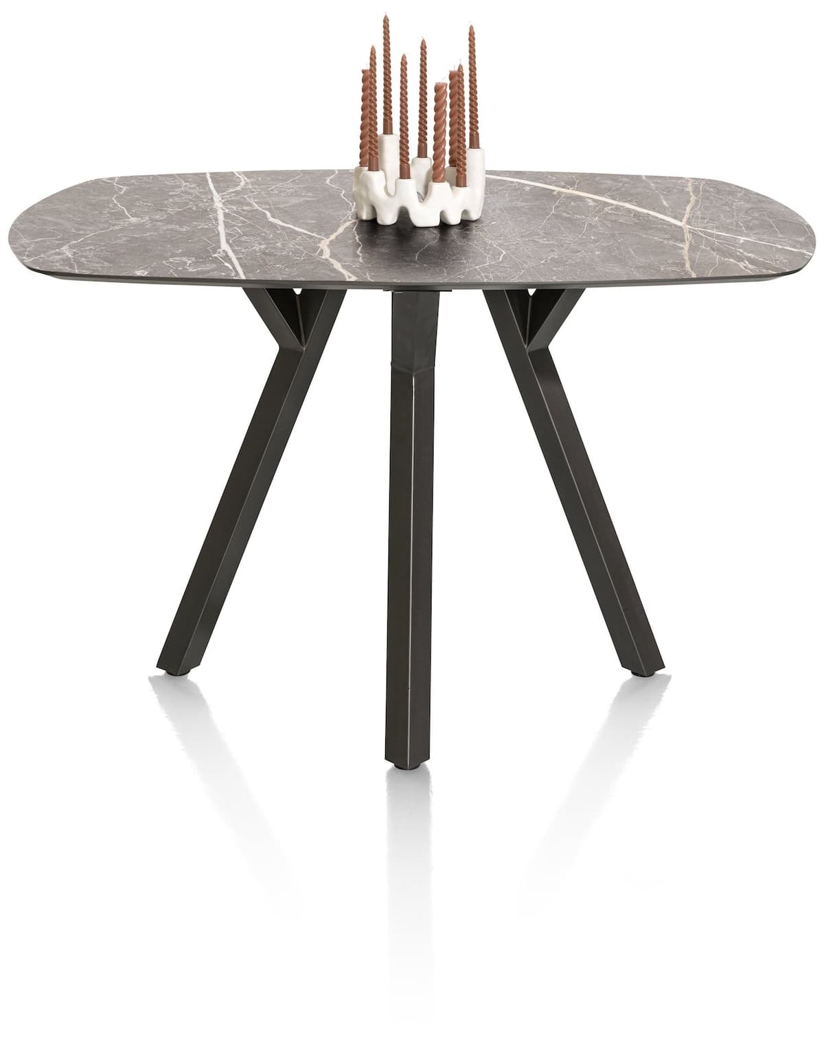 Bar tafel 150x105 ovaal Minato Lichtgrijs - 1