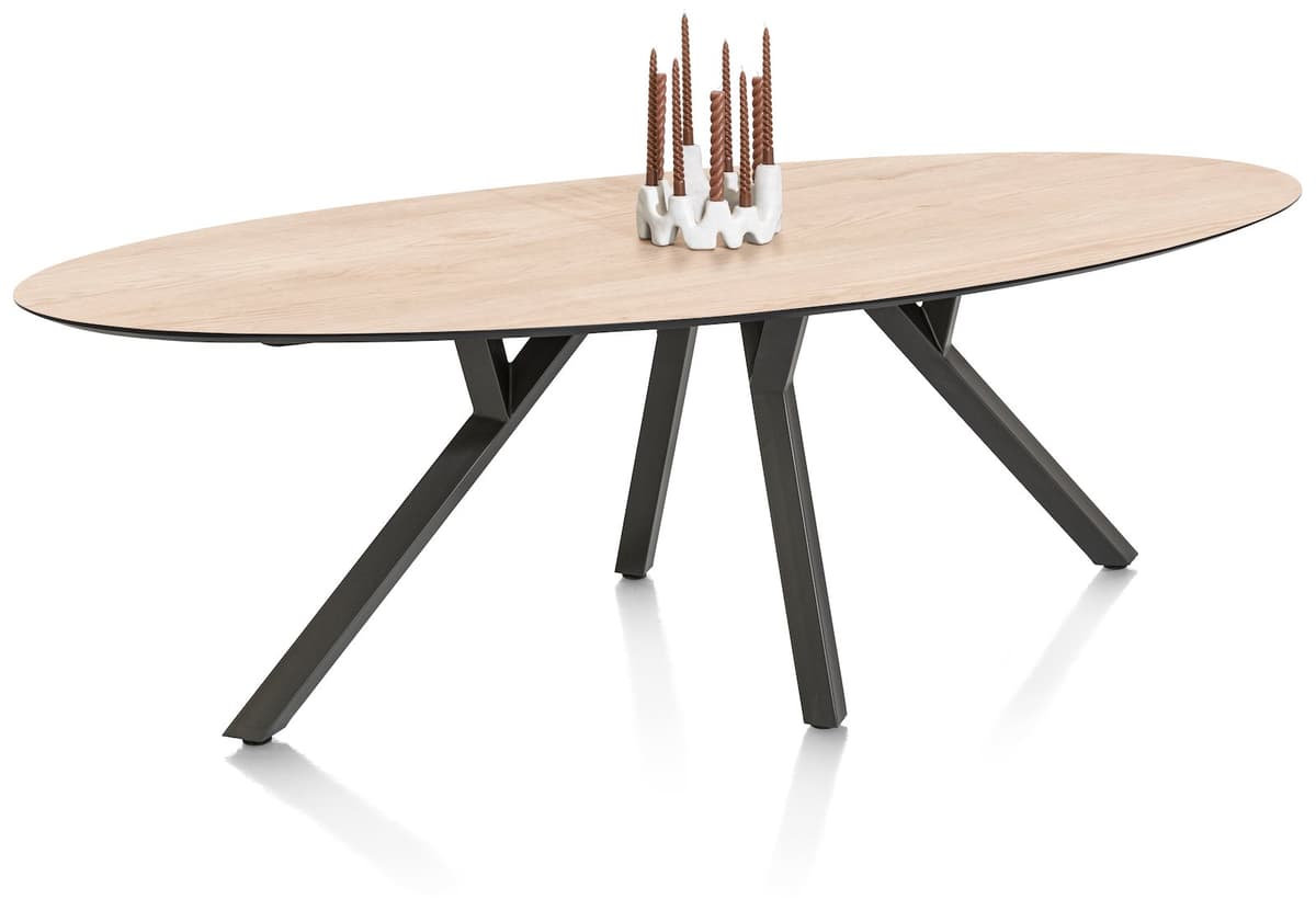 Tafel 240x110cm ellips Minato Light Natural Oak - 2