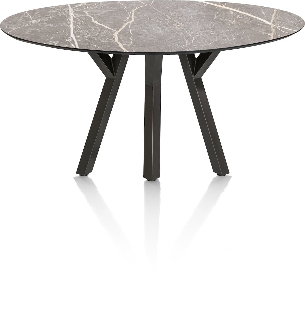 Tafel 180x100cm ellips Minato Lichtgrijs - 1