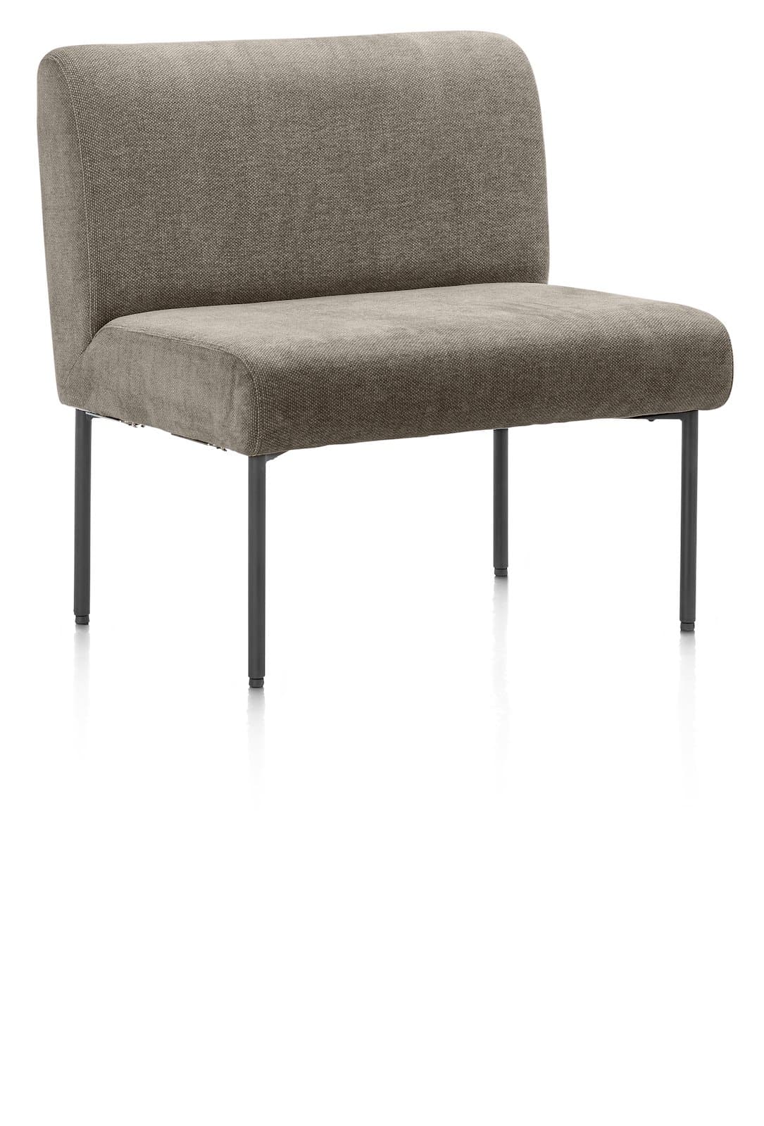 Eetkamerbank 80cm livi Reverso Pocket bruin - 2