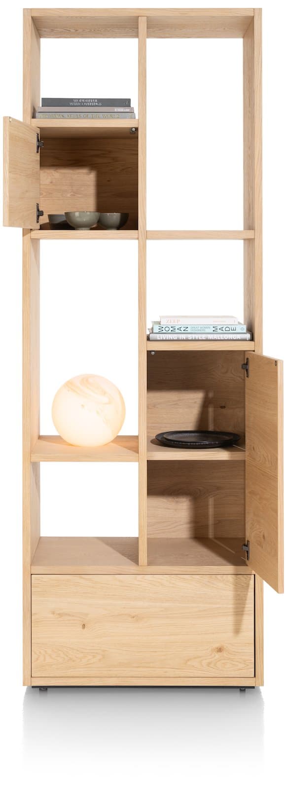 Roomdivider 76x216x38cm Lugana natural - 3