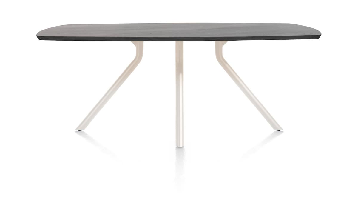 Tafel ovaal 160x100 cnp Arvada Onyx Nebbia - 1