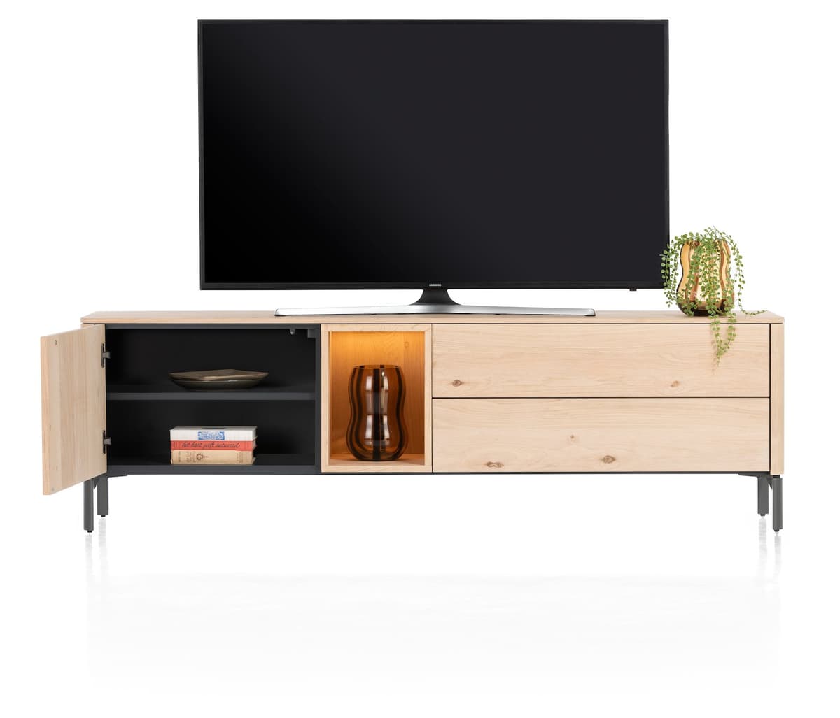 Lowb. 180cm 1d+2l+1n Trenton natural - 5