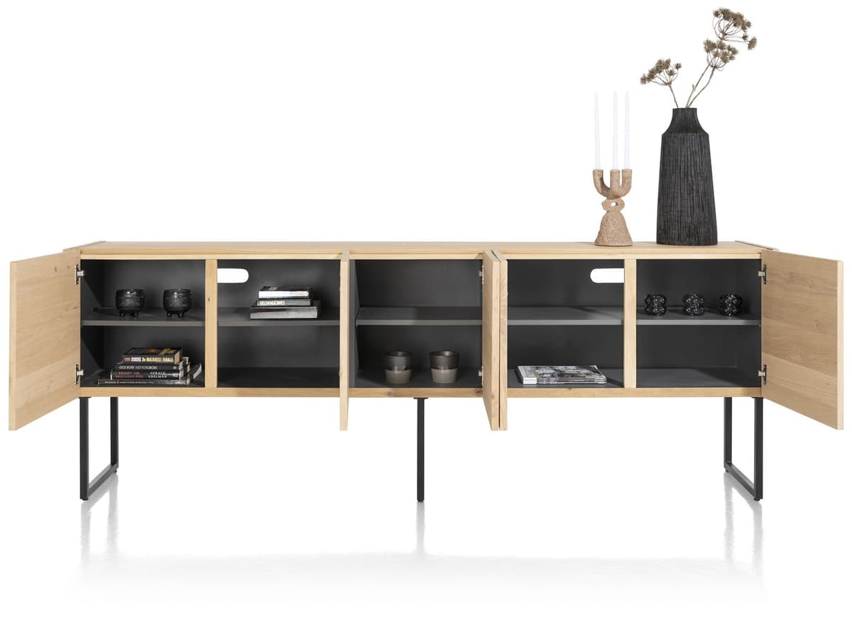 Dressoir 240cm 5d Carving natural - 3