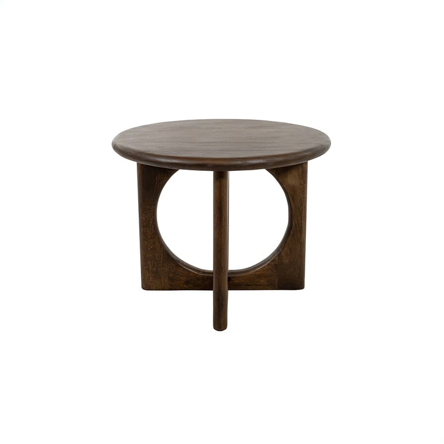 Salontafel Zody Ø60 Mangohout Walnoot - 2